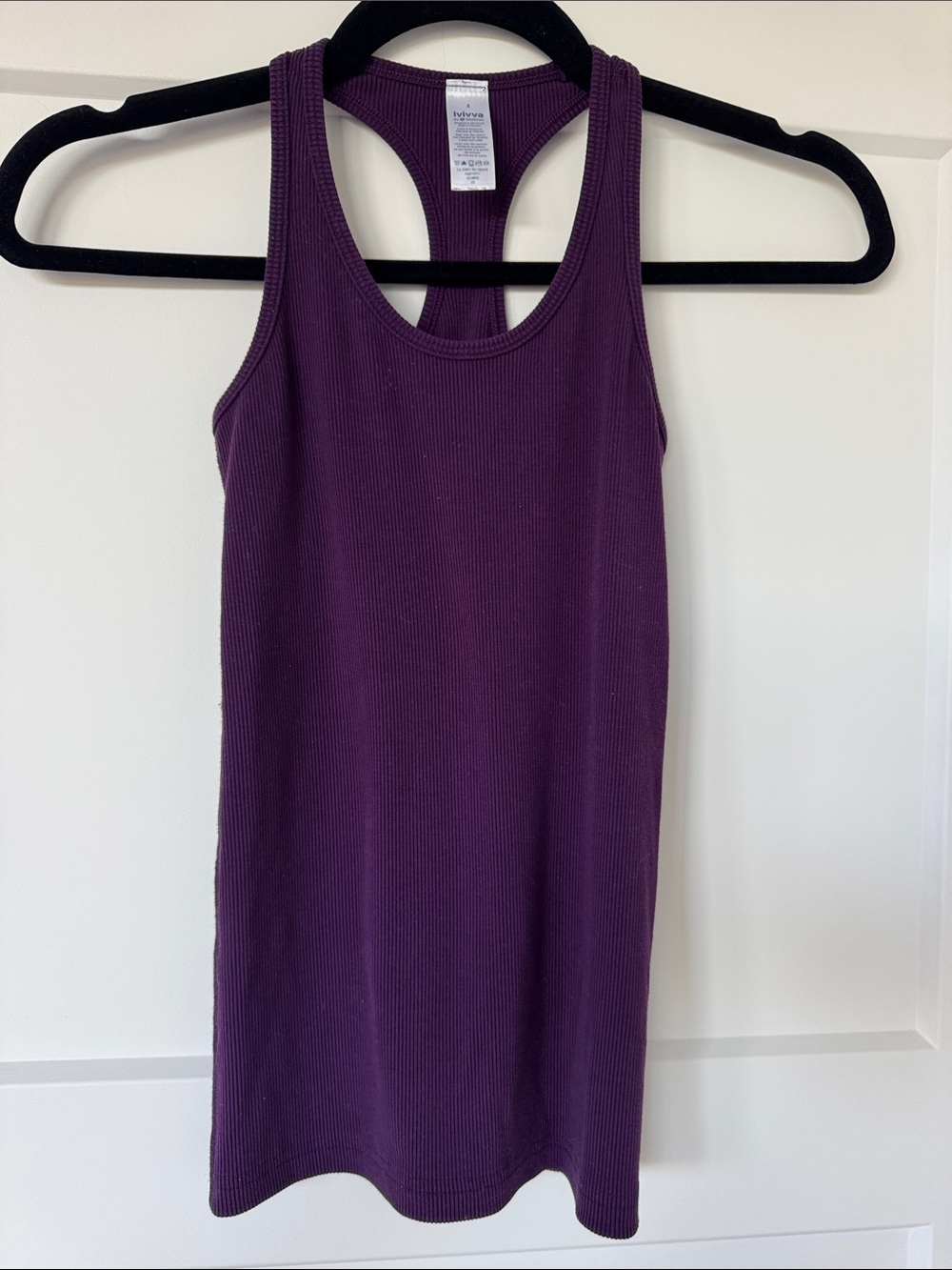 Ivivva Ribbed Racerback Tank in Deep Purple